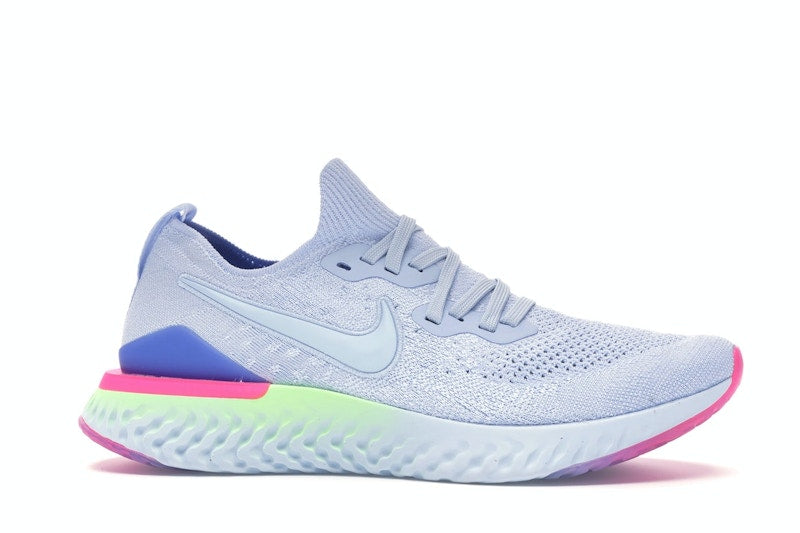 Nike Epic React Flyknit 2 Hydrogen Blue Sapphire Hyper Pink