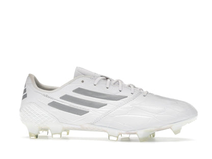 adidas Adizero F50 4 Leather FG White Silver Metallic