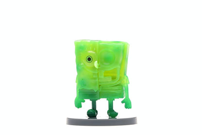 Jason Freeny x Nickelodeon Spongebob Hidden Dissectibles Spongebob Chase Figure Green