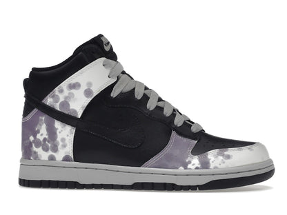Nike Dunk High Splatter Black White Purple (Women's)