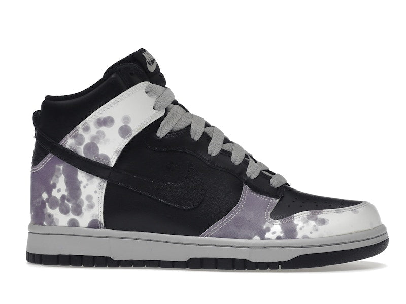 Nike Dunk High Splatter Black White Purple (Women's)