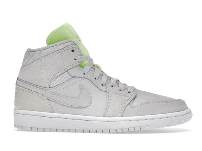 Jordan 1 Mid Vast Grey Ghost Green (Women's)