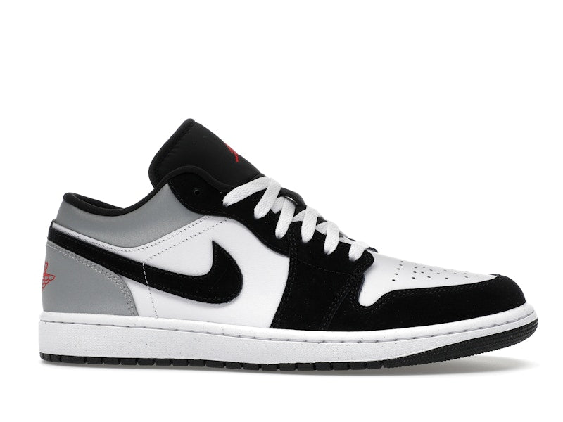 Jordan 1 Low SE White Fire Red Black Matte Silver