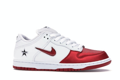 Nike SB Dunk Low Supreme Jewel Swoosh Red