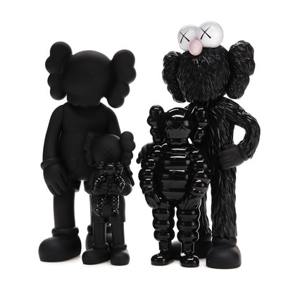 KAWS Family Vinyl Figures Black