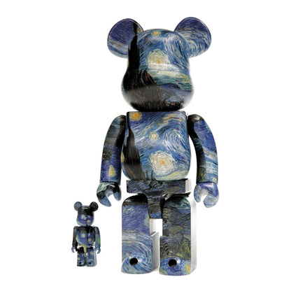 Bearbrick Vincent van Gogh The Starry Night 100% & 400% Set