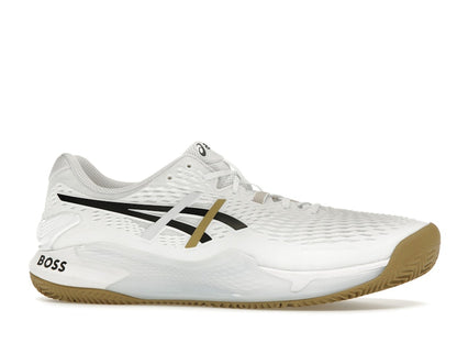 ASICS Gel-Resolution 9 Clay BOSS Matteo Berrettini White Camel