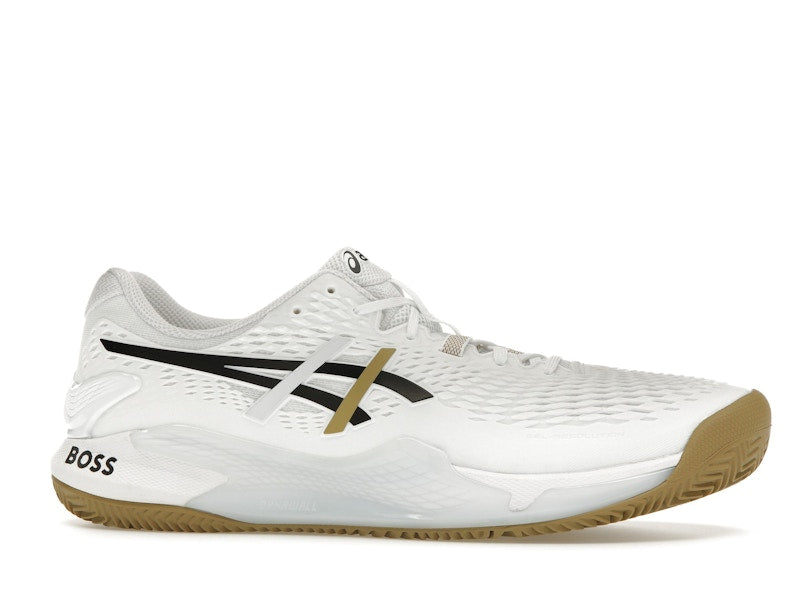 ASICS Gel-Resolution 9 Clay BOSS Matteo Berrettini White Camel