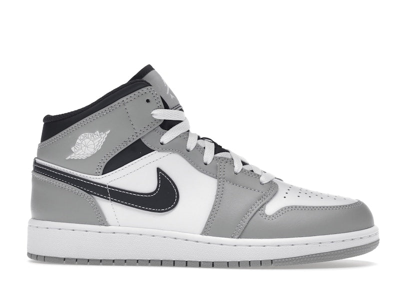 Jordan 1 Mid Light Smoke Grey (GS)