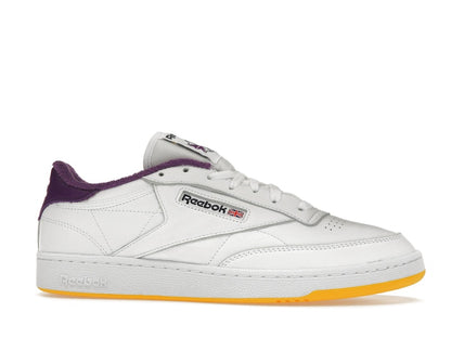 Reebok Club C 85 Eric Emanuel White Purple Yellow