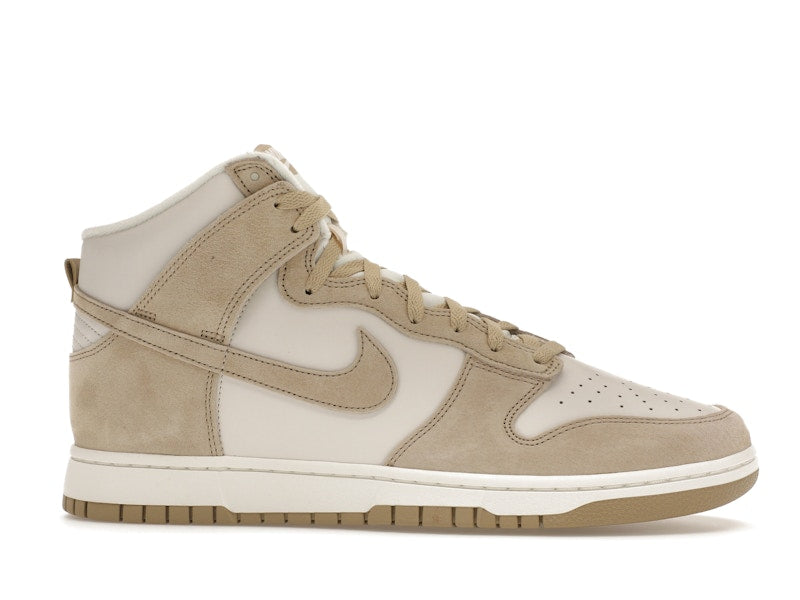 Nike Dunk High Tan Suede White