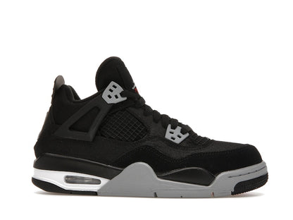 Jordan 4 Retro Black Canvas (GS)