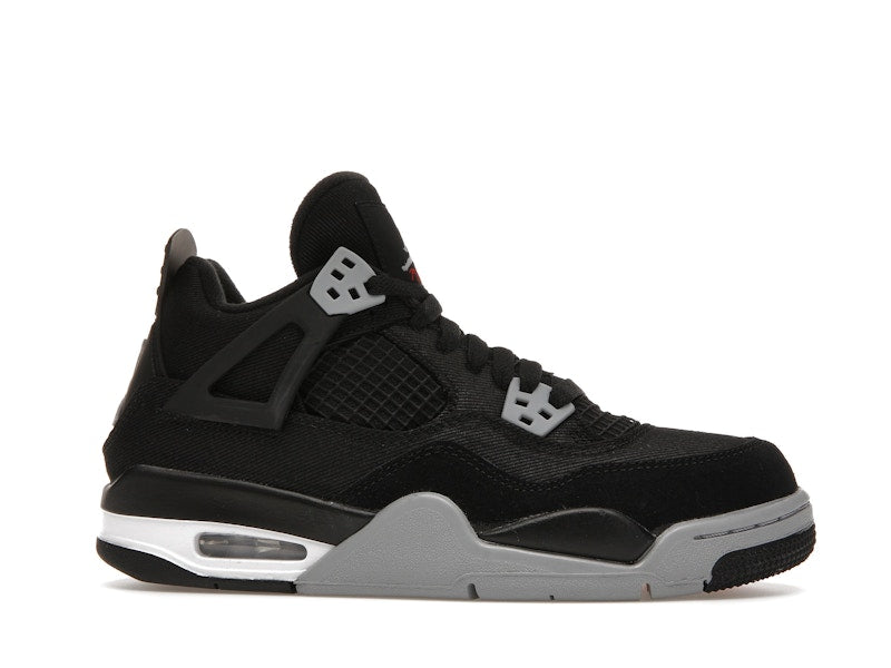 Jordan 4 Retro Black Canvas (GS)