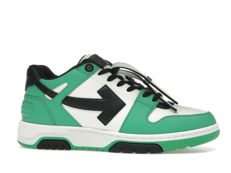 OFF-WHITE Out Of Office "OOO" Low Tops Green Black