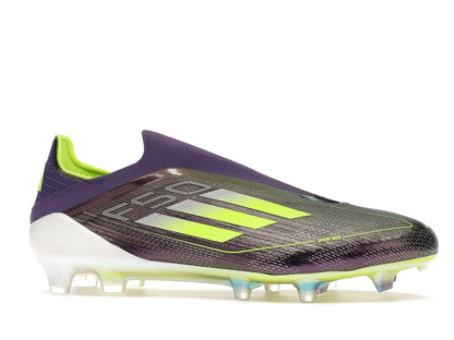 adidas Laceless F50 Elite Fast Reborn FG Purple Lucid Lemon