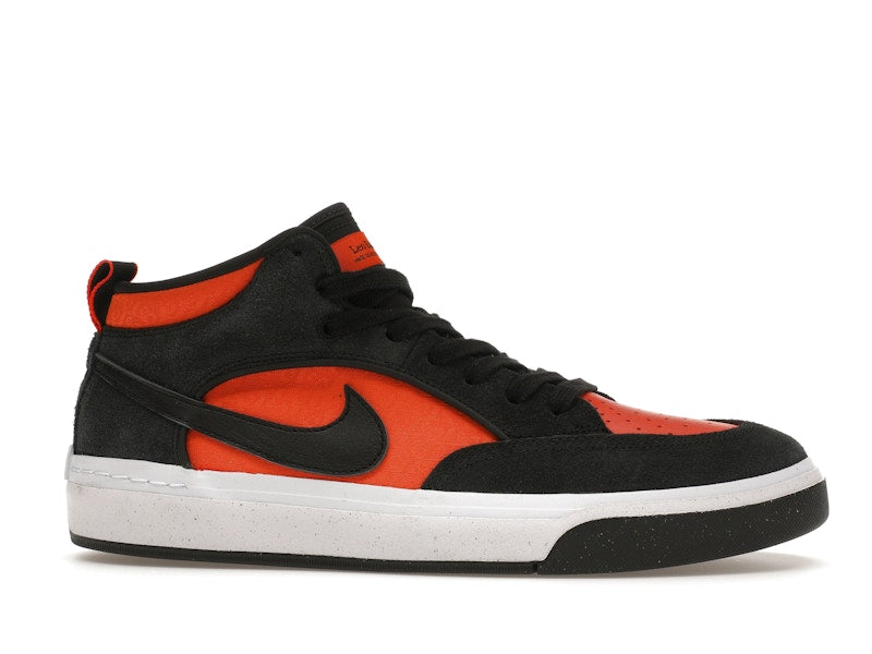 Nike SB React Leo Black Electro Orange