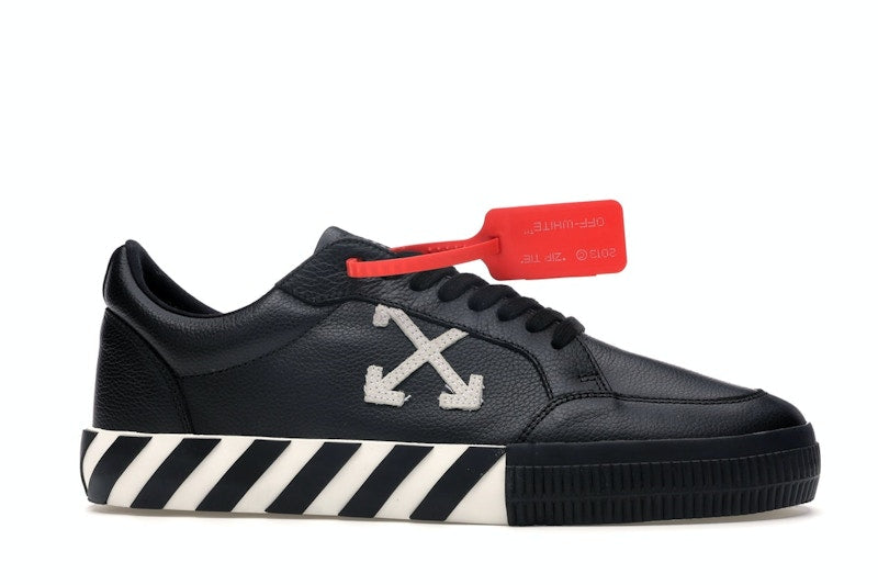 OFF-WHITE Vulc Low Black Leather FW19