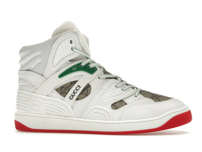 Gucci Basket White Demetra Red (Women's)