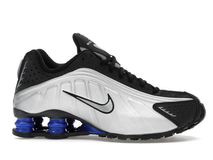 Nike Shox R4 Metallic Silver Black Racer Blue (Women's)