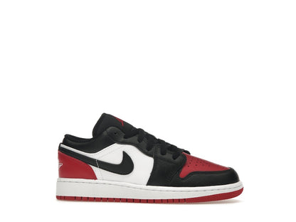 Jordan 1 Low Bred Toe 2.0 (GS)