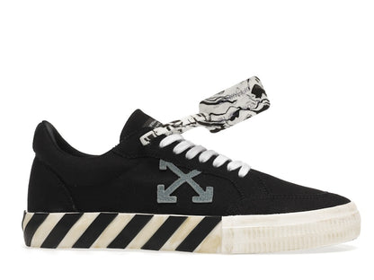 OFF-WHITE Vulc Low Black Light Blue Arrow
