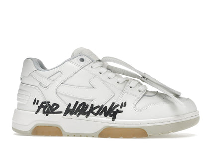 OFF-WHITE Out Of Office OOO Low Tops For Walking White Black