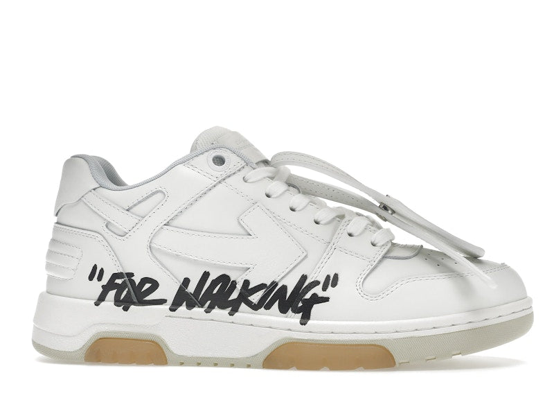OFF-WHITE Out Of Office OOO Low Tops For Walking White Black