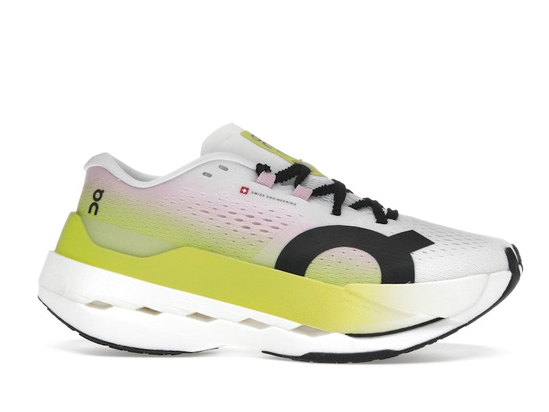 On Running Cloudboom Max Lime Raspberry