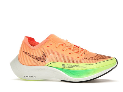 Nike ZoomX Vaporfly Next% 2 Peach Cream Green Shock (Women's)