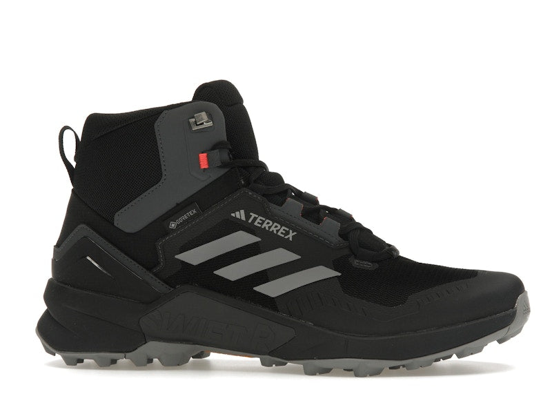 adidas Terrex Swift R3 Mid GTX Core Black Grey Solar Red