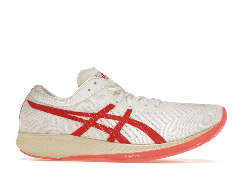 ASICS Metaracer White Sunrise Red