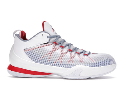 Jordan Cp3.Viii Ae White/Game Royal-Spirit Red-Cool Blue