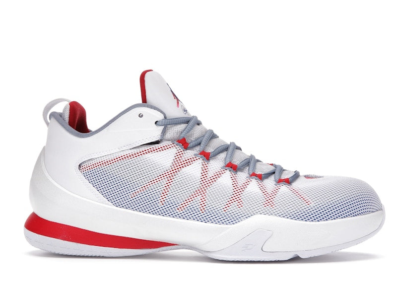 Jordan Cp3.Viii Ae White/Game Royal-Spirit Red-Cool Blue