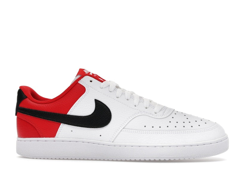 Nike Court Vision Low White Black University Red