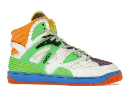 Gucci Basket White Demetra Green Purple Orange Blue