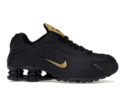Nike Shox R4 Black Metallic Gold (GS)