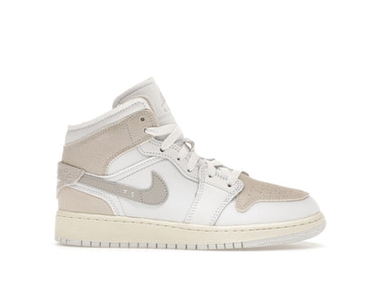Jordan 1 Mid SE Craft Inside Out Tech Grey (GS)
