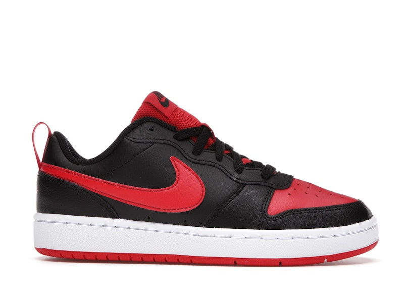 Nike Court Borough Low 2 Black University Red (GS)