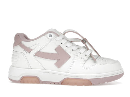 OFF-WHITE Out Of Office OOO Low Tops White Pink (Women's)
