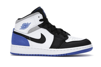 Jordan 1 Mid SE White Black Royal (GS)