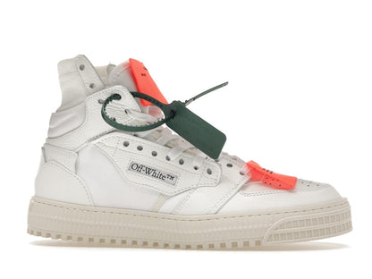 OFF-WHITE Off Court 3.0 Leather White White Orange (Bold Medial Logo)