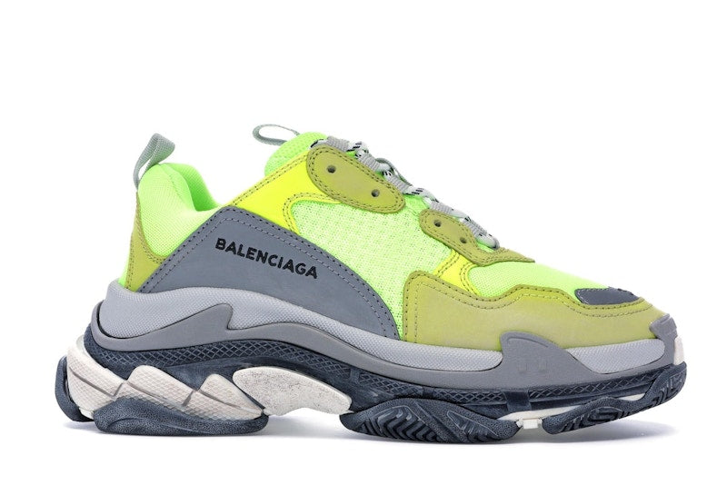 Balenciaga Triple S Neon Yellow (2018 Reissue)