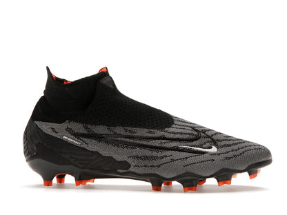 Nike Gripknit Phantom GX Elite Dynamic Fit FG Black Dark Smoke Grey Total Orange