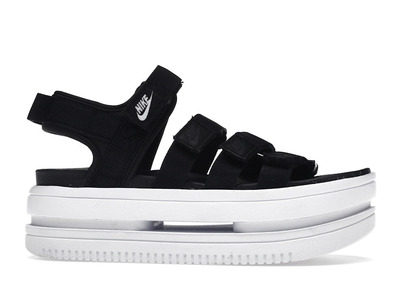 Nike Iconic Classic Sandal Black White White (Women's)
