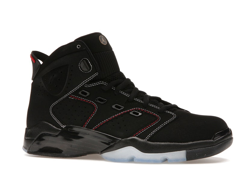 Jordan 6-17-23 Black White Red Contrast Stitching