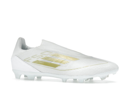 adidas F50 League Laceless Firm/Multi-Ground Cloud White Gold Metallic