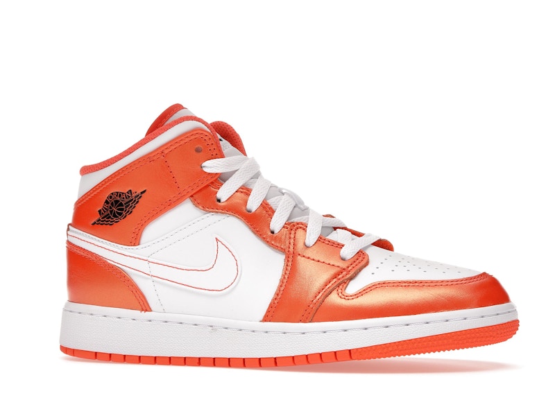 Jordan 1 Mid Metallic Orange (GS)