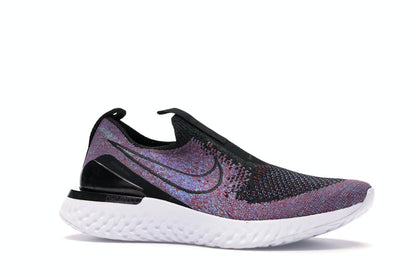 Nike Epic Phantom React Flyknit Black University Red Hyper Jade (Women's)