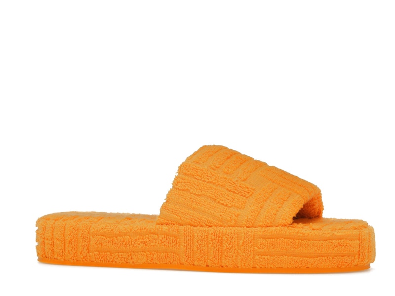 Bottega Veneta Resort Sponge Slide Tangerine