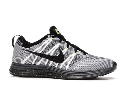 Nike Flyknit Lunar1+ White Black Volt